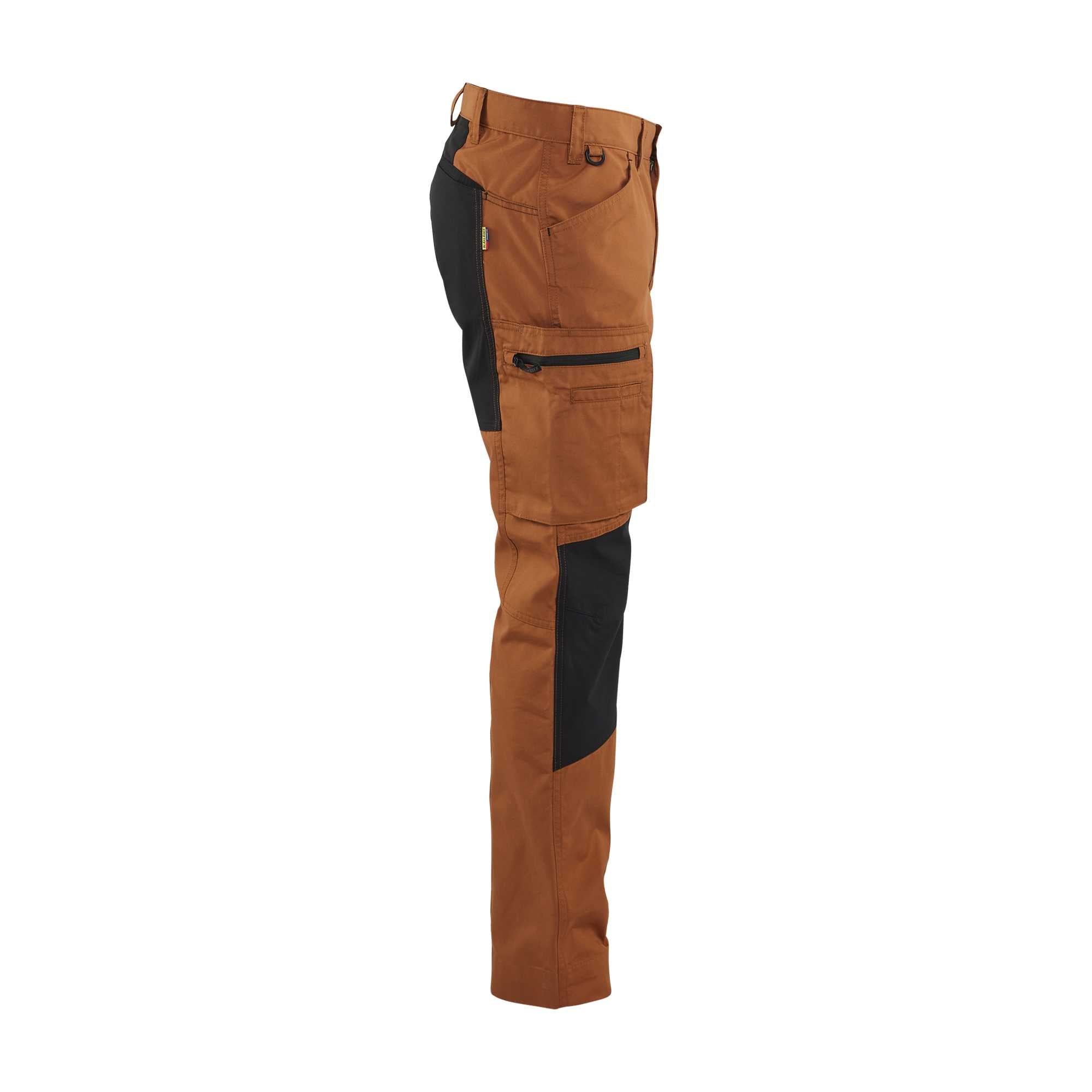 BLAKLADER 14591845 Service Trousers with Stretch Work Trousers Men - stretch panels